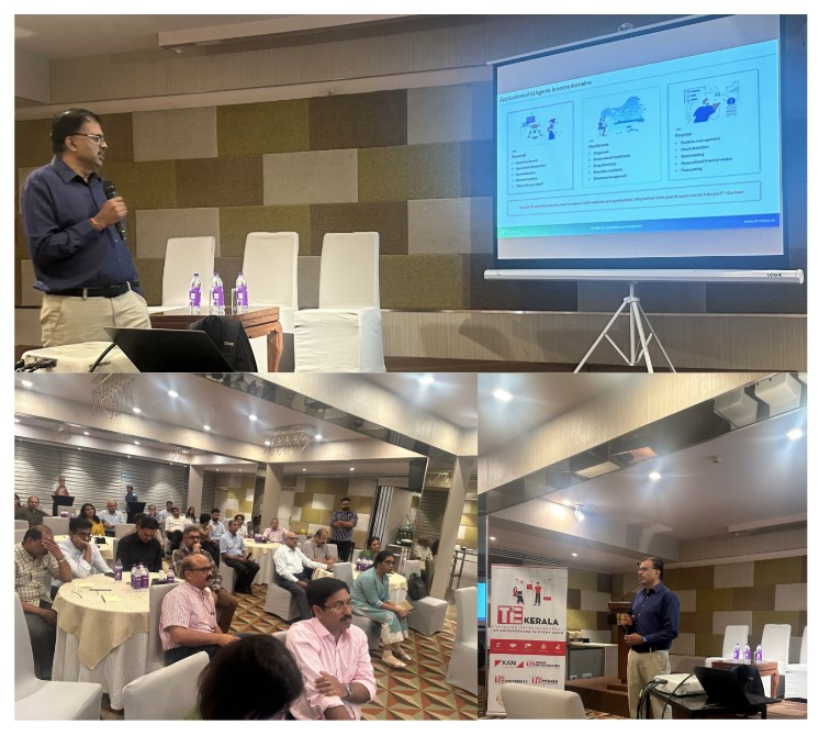 TiE Kerala hosts ThinkBio.Ai CEO for Strategic Sessions on AI Agents’ Business Impact